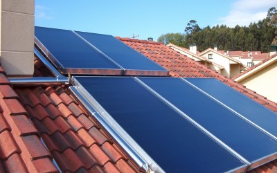 energias renovables, energía solar térmica para agua caliente sanitaria